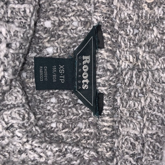 roots bunched turtle neck knit sweater - Picture 2 of 4